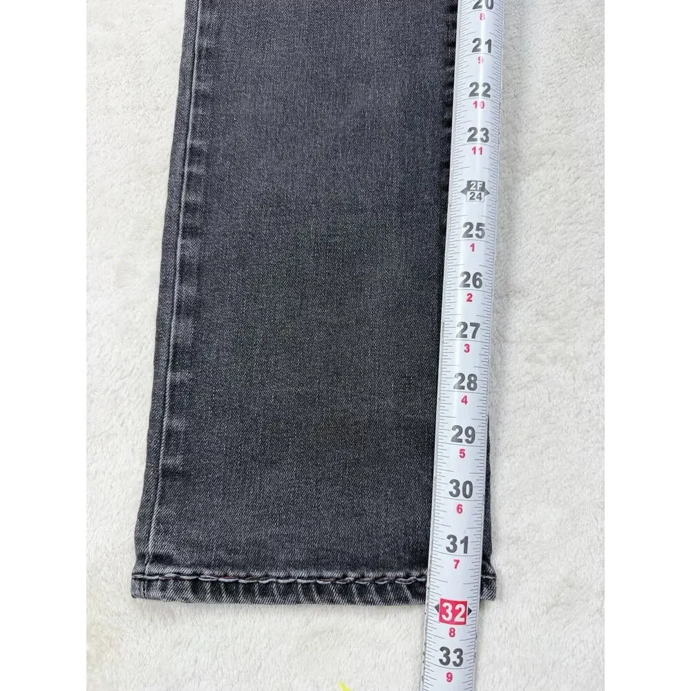 True Religion Ricky Super T Relaxed Straight Jeans Mens SZ 28 Black Denim Y2K